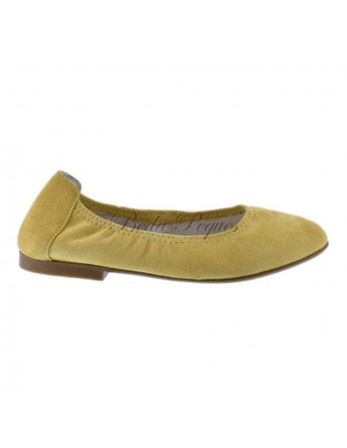 Guxs Zapato ​Bailarina Ante Amarillo