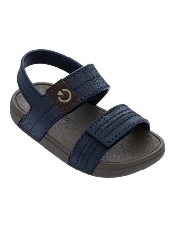 Sandalia Cartago Dakar Brown Blue Velcro