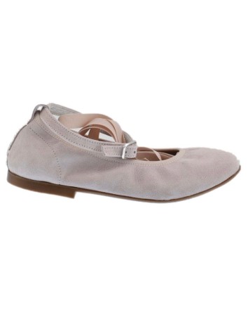 Guxs Zapato Piel Serraje Rosa Empolvado 2