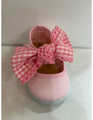 Mercedita Lona Rosa con Velcro 2