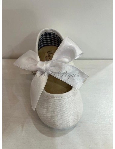 Mercedita Lona Blanca con Hebilla