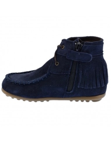 Guxs Botin Mohicana en piel serraje con flecos...