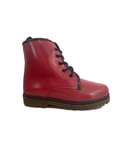 Guxs Bota Militar Florentic Rojo