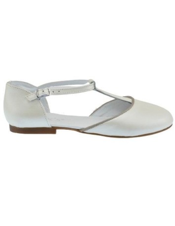 Guxs Zapato Ceremonia Piel Beige 2