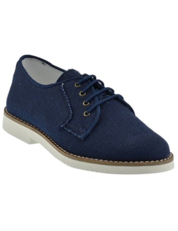 Guxs Blucher Lino Azul Marino