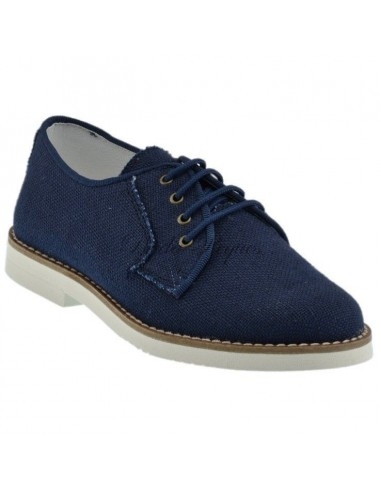 Guxs Blucher Lino Azul Marino