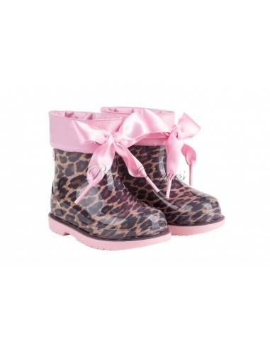 Bota de agua Bimbi leopardo color rosa de Igor