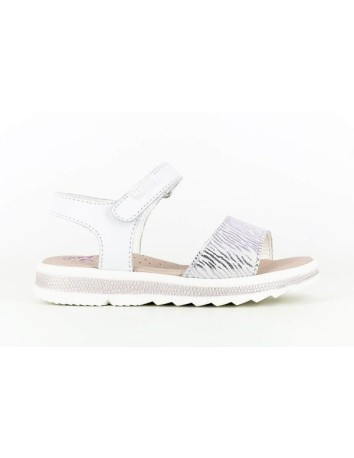 Pablosky Sandalia  Niña con Velcro Blanca 2