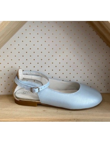 Guxs Zapato Piel Celeste