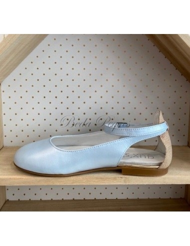 Guxs Zapato Piel Celeste