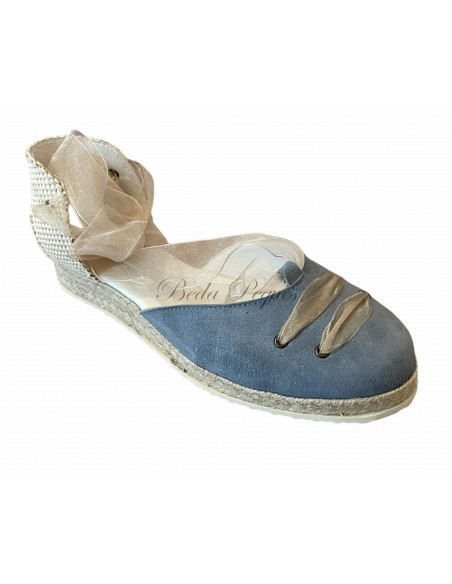 Guxs Esparteña Serraje Azul Jeans