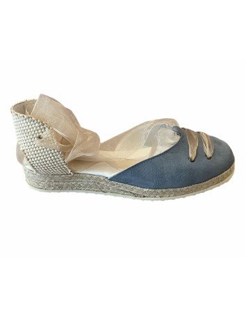 Guxs Esparteña Serraje Azul Jeans 2