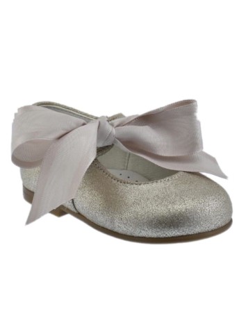 Guxs  Merceditas Pieles Polvore Taupe/Dorado