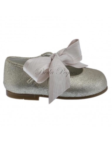 Guxs  Merceditas Pieles Polvore Taupe/Dorado