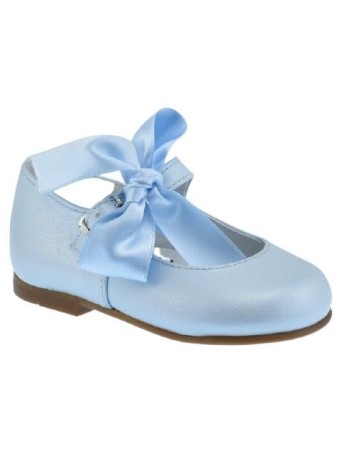 Guxs  Merceditas Piel Azul Celeste