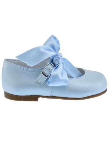 Guxs  Merceditas Piel Azul Celeste 2