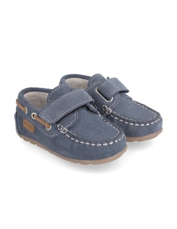 Zapato Náutico Azul Serraje Garvalín