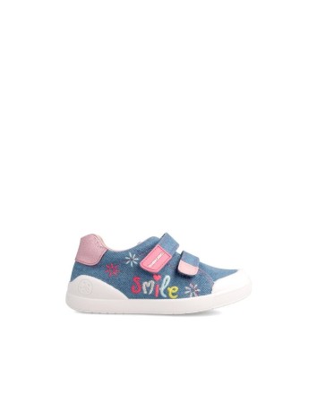 Biomecanics zapato colegial deportivo velcro color Azul... 2
