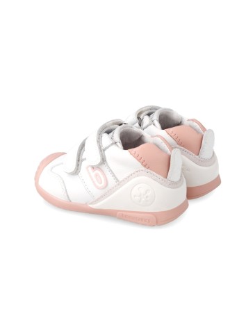 Biomecanics deportivo colegial color blanco y rosa 2