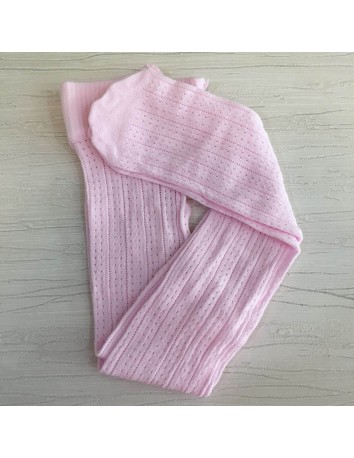 Panty Niña Calado Rosa