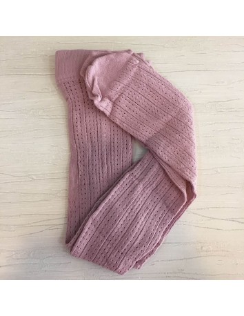 Panty Niña Calado Rosa Viejo