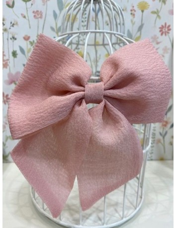 Lazo con pinza Rosa Empolvado