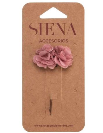Pack dos flores con pincho Rosa empolvado 9366