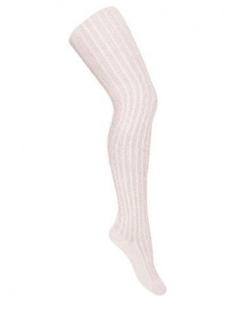 Condor Leotardo Canalé con Lurex Beige 313