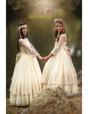 La Amapola Vestido Comunión Aura