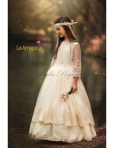 La Amapola Vestido Comunión Aura