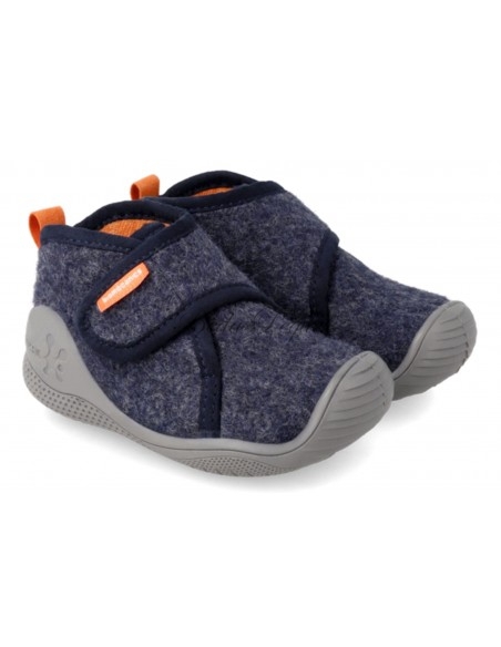 Biomecanics biohome basic zapatillas de casa color azul marino