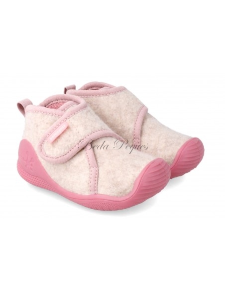 Biomecanics biohome basic zapatillas de casa color beige