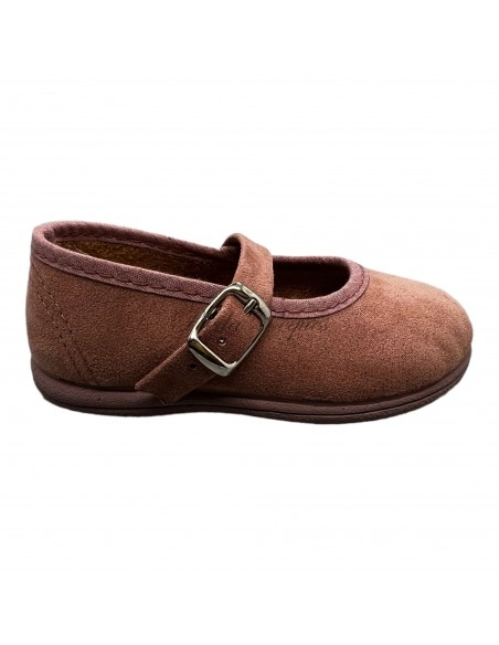 Zapato Bailarina niña basica color rosa maquillaje