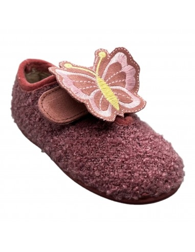 Zapato casa Mariposa color rosa