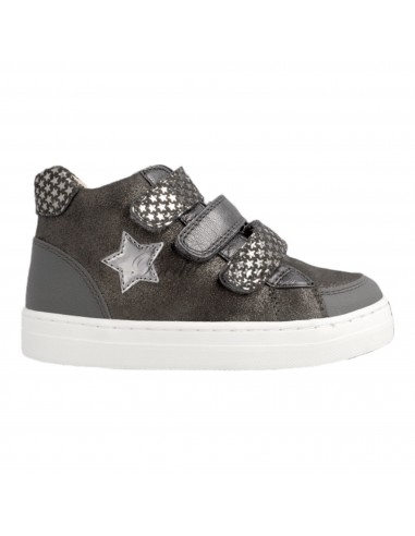 Garvalin Botin velcro estrellas en color gris