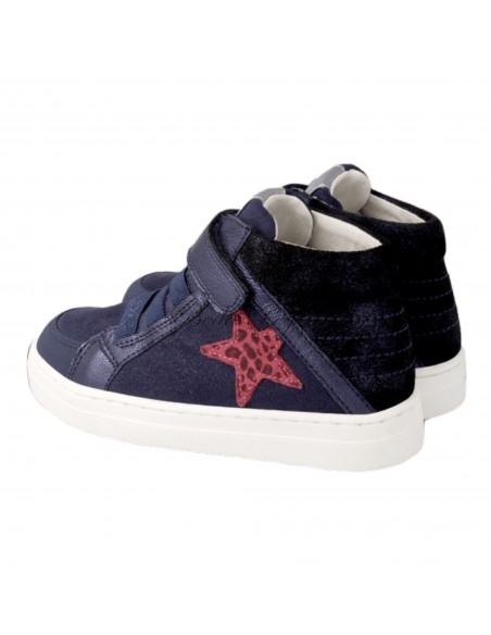 Garvalin Botin  elásticos estrella color azul marino