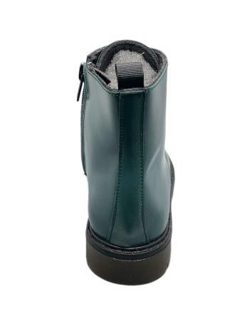 Guxs bota militar de piel florentic verde botella 2