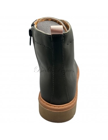 Guxs bota militar de piel california verde oliva