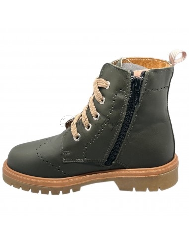 Guxs bota militar de piel california verde oliva
