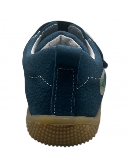 Biotecnical zapato deportivo casual en piel blandito color azulon