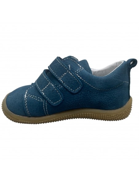 Biotecnical zapato deportivo casual en piel blandito color azulon