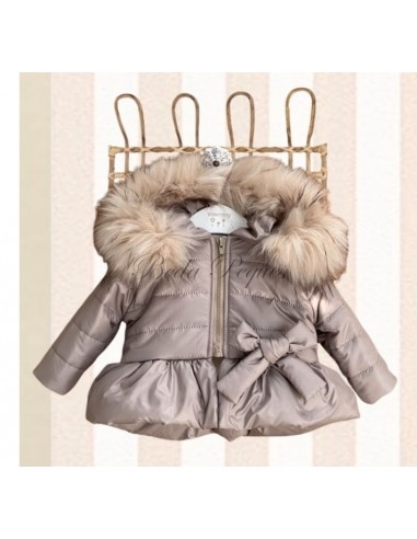 Valentina Bebés chaqueton acolchado color piedra