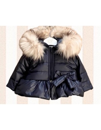 Valentina Bebés chaqueton acolchado azul marino