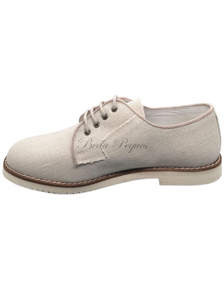 Guxs zapato blucher niño color lino hielo