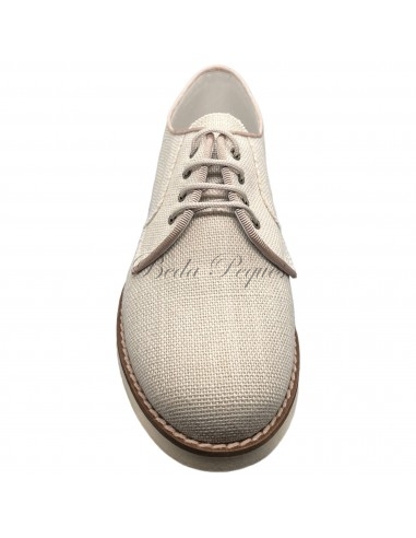 Guxs zapato blucher niño color lino hielo
