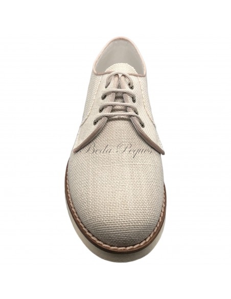 Guxs zapato blucher niño color lino hielo