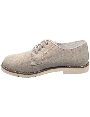 Guxs zapato blucher niño color lino taupe 2