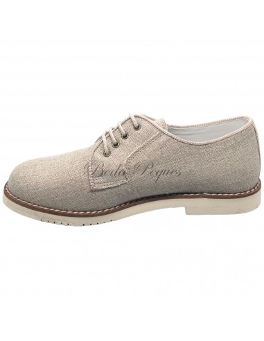 Guxs zapato blucher niño color lino taupe