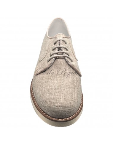 Guxs zapato blucher niño color lino taupe