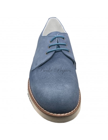 Guxs zapato blucher niño color azul jeans